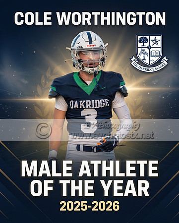 COLE WORTHINGTON - MALE ATHLETE OF THE YEAR 2025-26