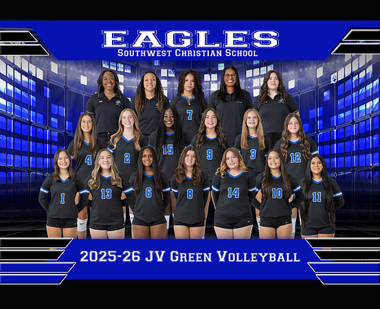 SCS 25-26 JV Green Volleyball Team Build